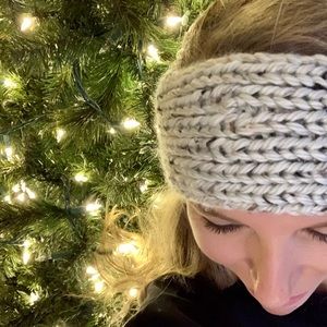 Knit winter headband